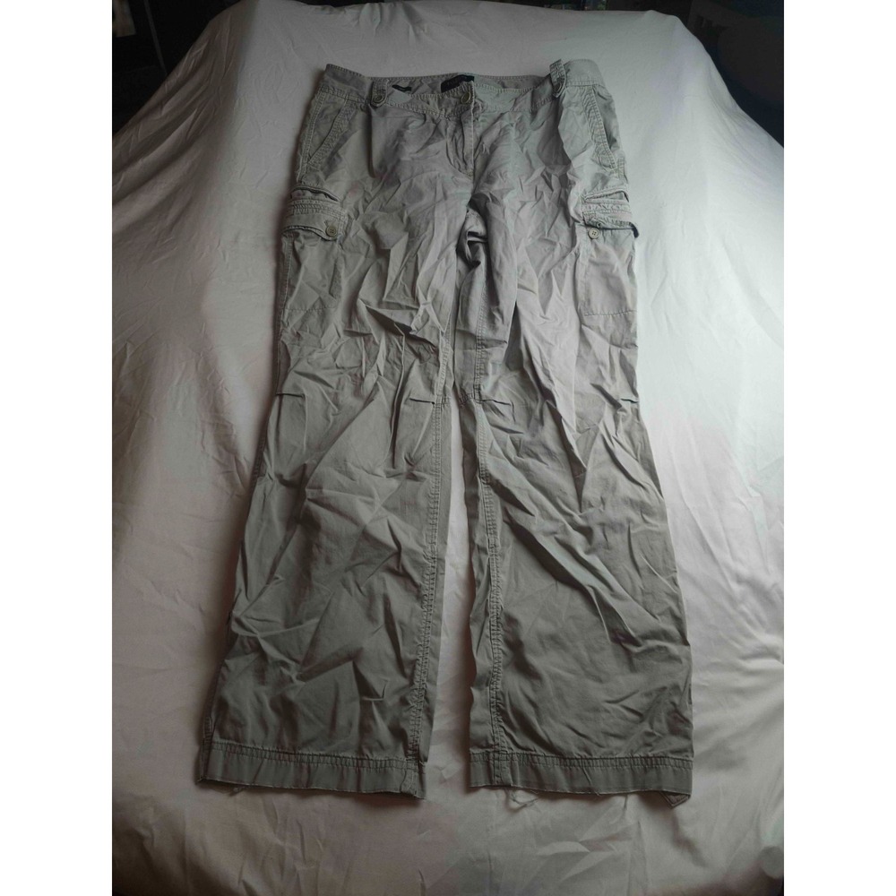 Talbots Cargo Pants Womens Size 16 Green Utility Classic Hiking Streetwear Urban